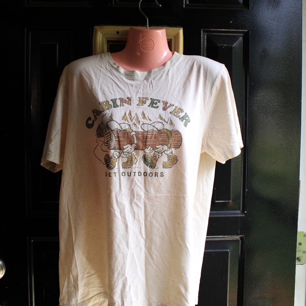 Well Loved Cabin Fever Shirt- Womens Large